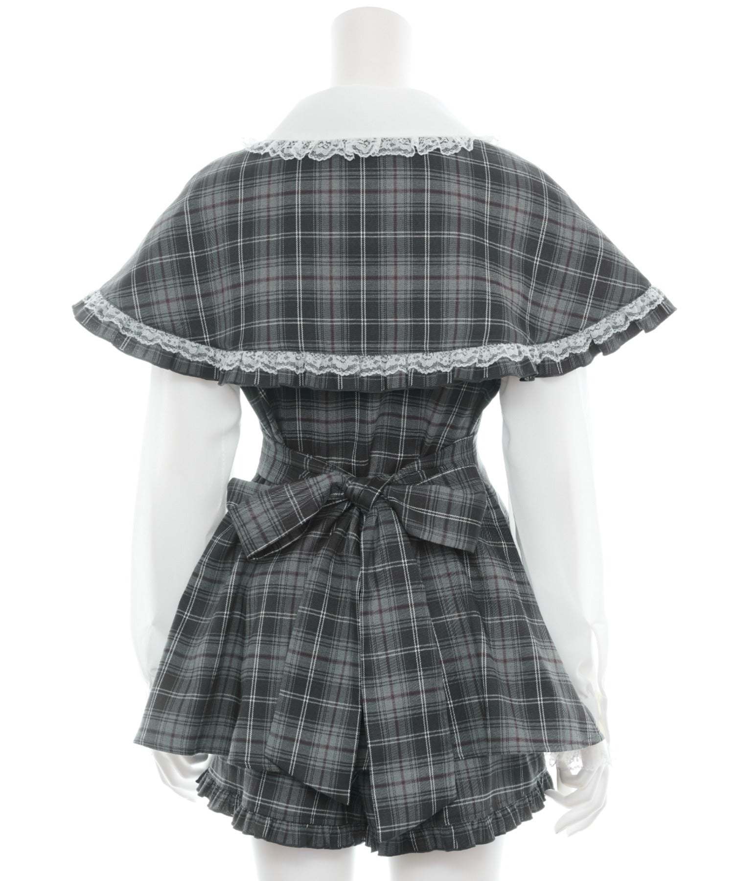 シークレットハニー Secret Honey ケープ付長袖セットアップ (グレー) グレー