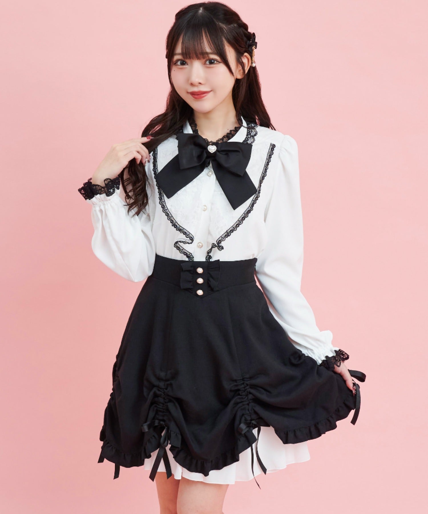 シークレットハニー Secret Honey シャーリングリボンスカート