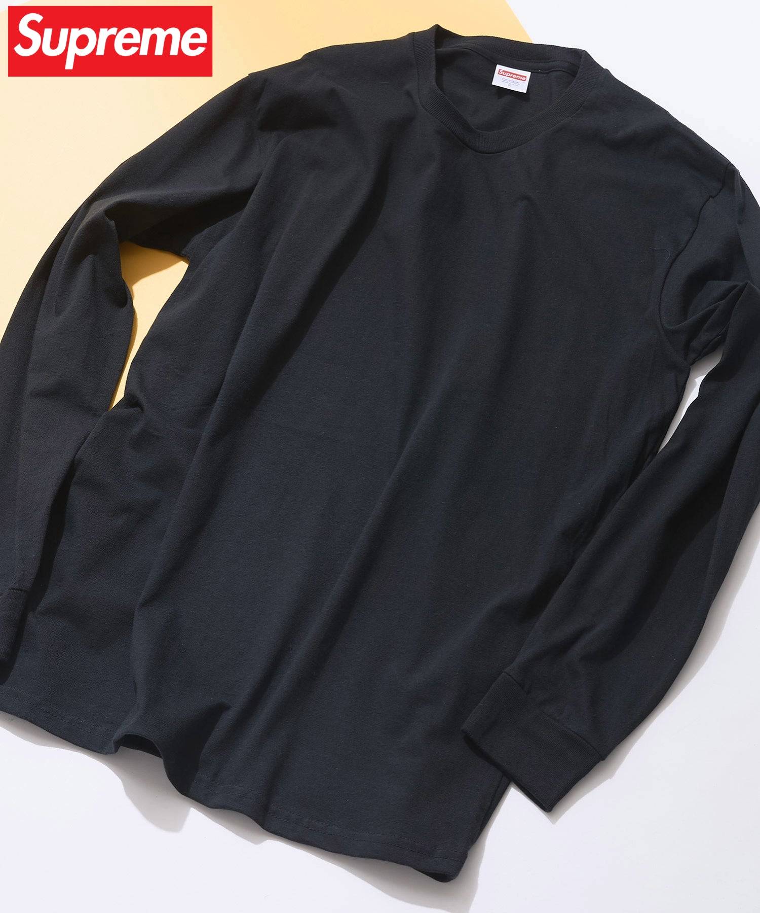 Supreme Supreme Supreme Long Sleeve BLANK T-shirt Made in USA