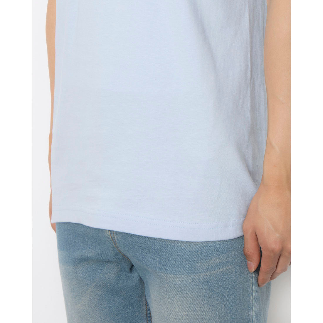 シュプリーム Supreme SUPREME シュプリーム - Tシャツ【BLANK S/S TEE KELLY LIGHT BLUE SUP-ST01】 (LIGHT BLUE) LIGHT BLUE