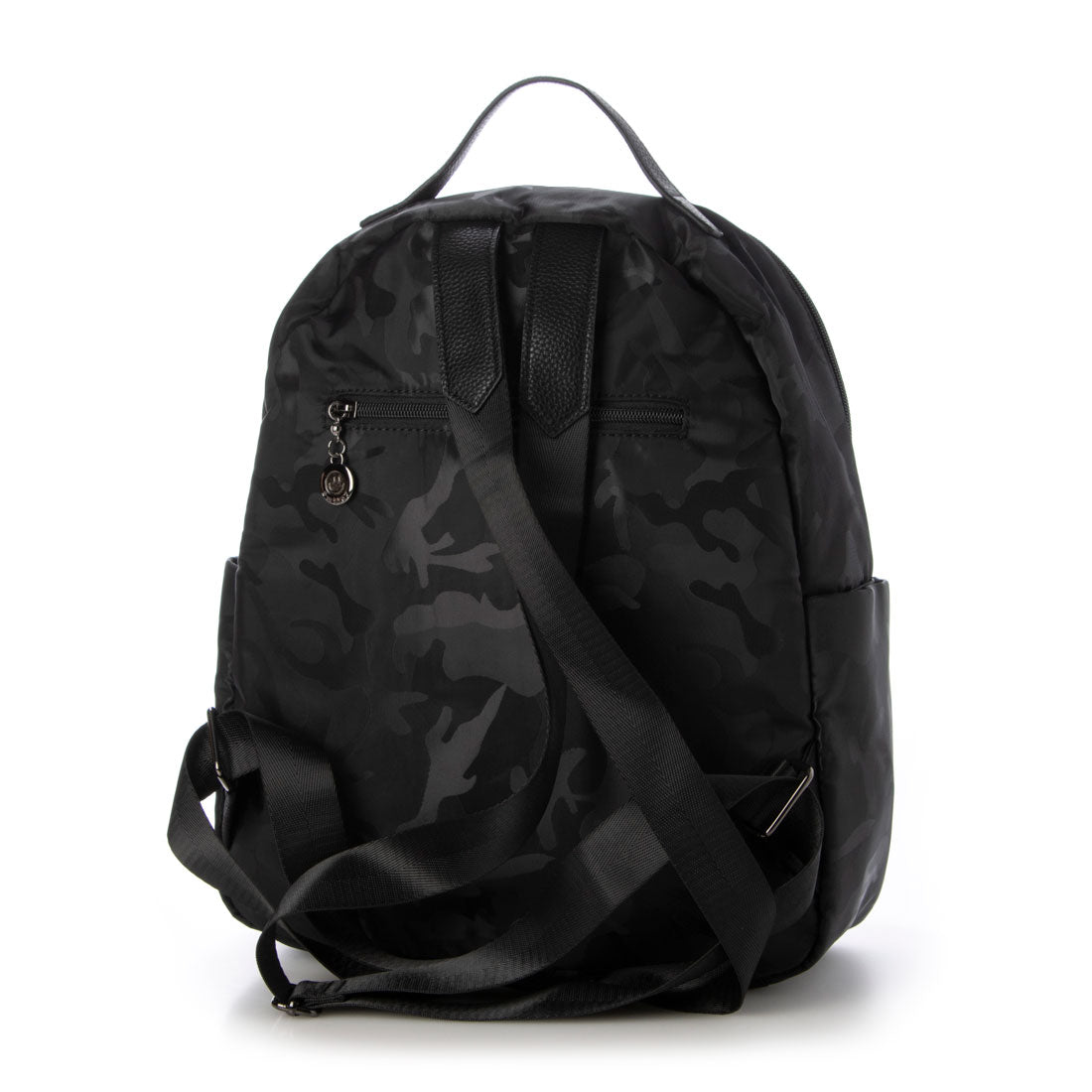 スマイリーフェイス SMILEY FACE スマイル刺繍バッグパック (カモフラージュブラック) カモフラージュブラック