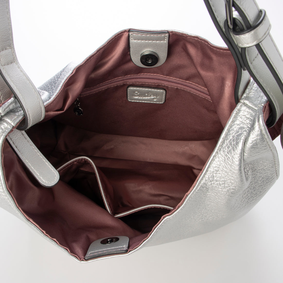 スマイリーフェイス SMILEY FACE ハンドバッグ (ORANGEシュリンク) ORANGEシュリンク