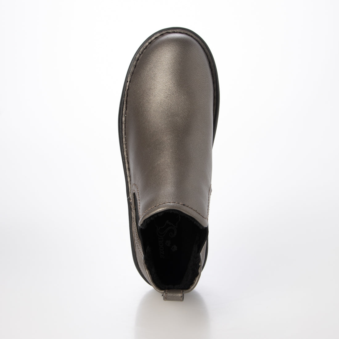 スヌーズ Snooze ショートブーツ (プラチナ) プラチナ