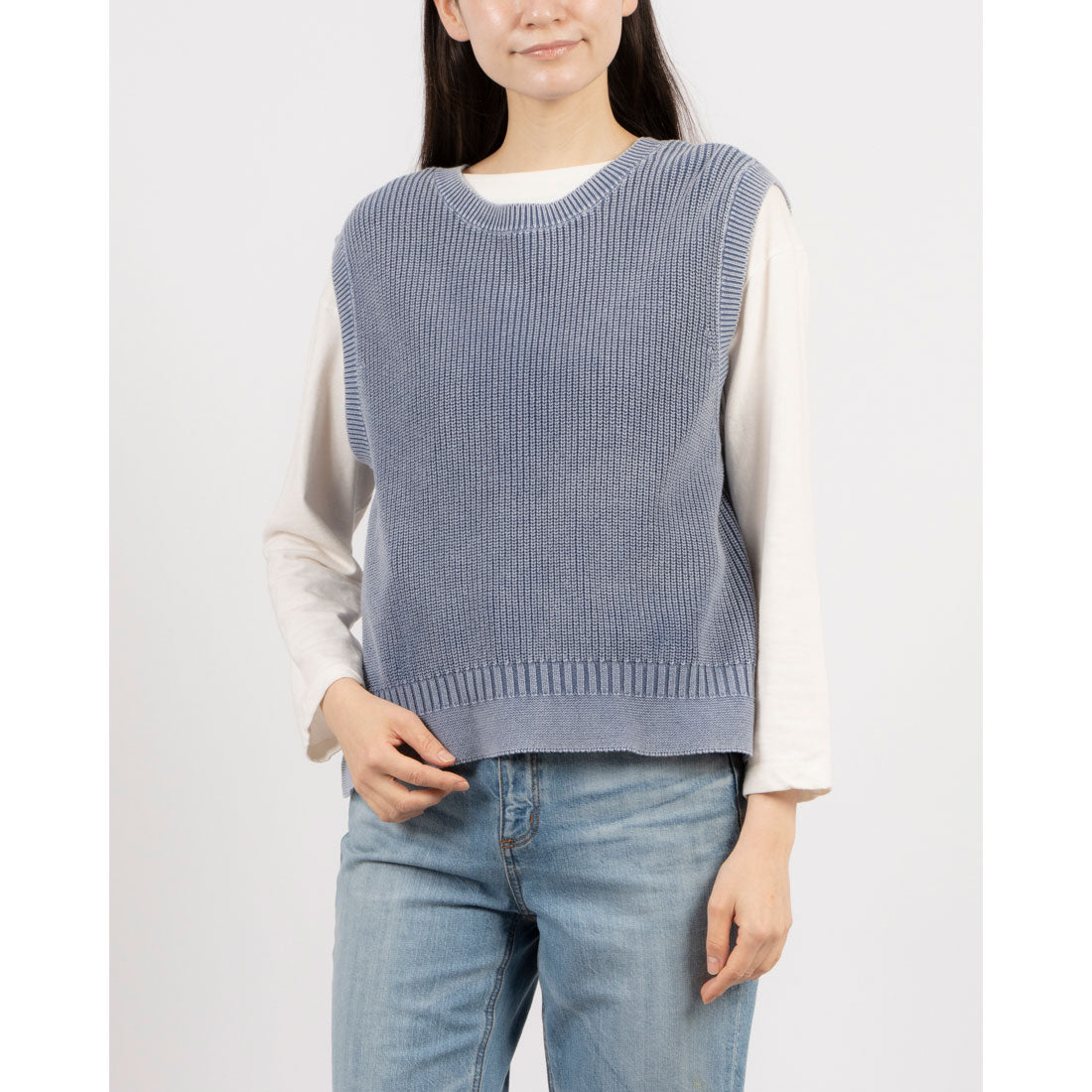 センソユニコ Sensounico Lucruca garment dye ベスト