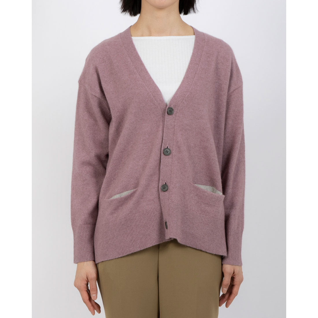Sensounico atelier macaron color pocket cardigan