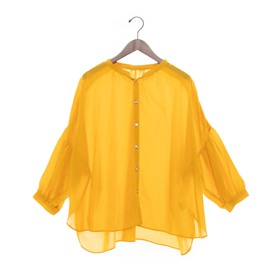 センソユニコ Sensounico atelier macaron シルクレーヨン バルーンブラウス