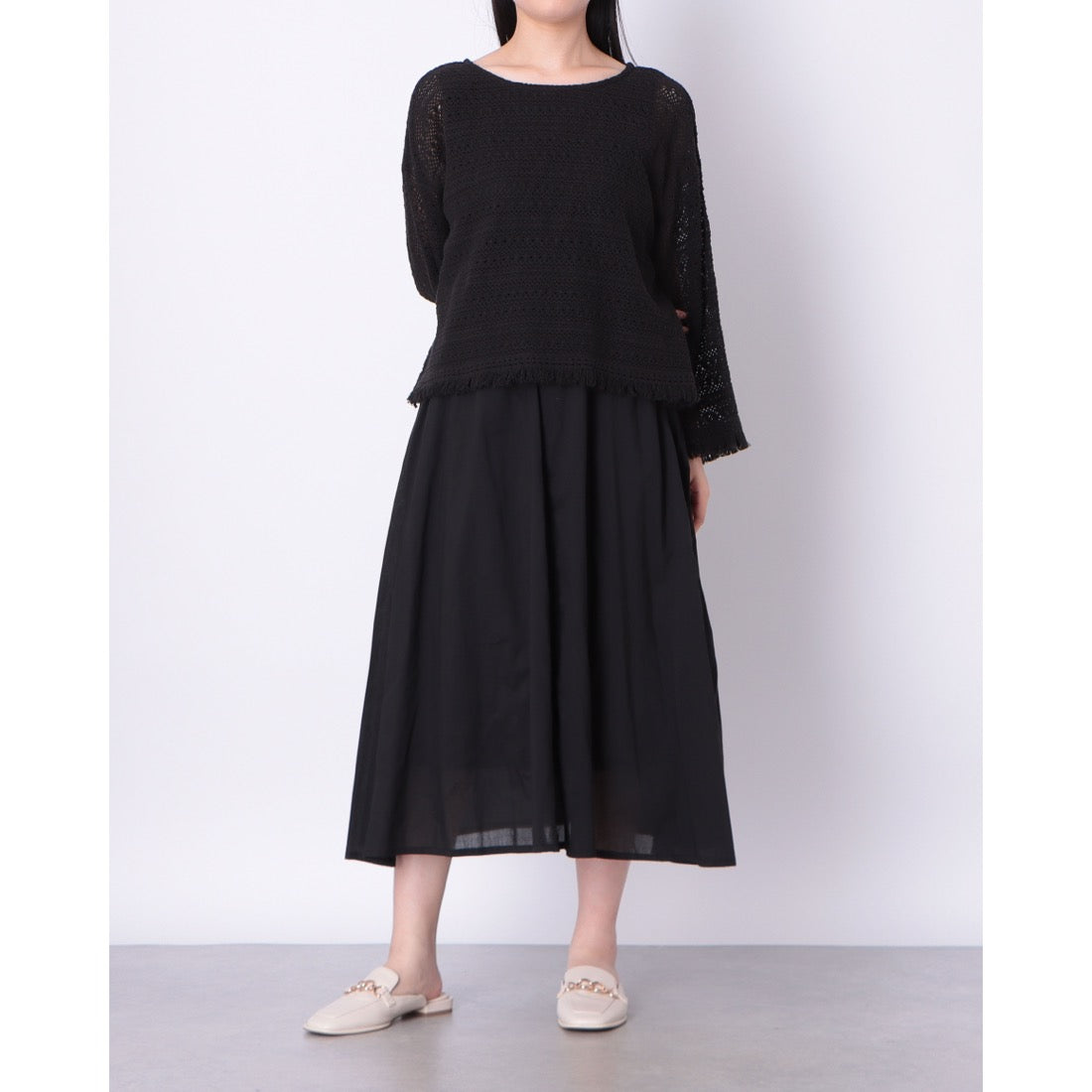 センソユニコ Sensounico and hue russell ワンピース (ブラック) ブラック