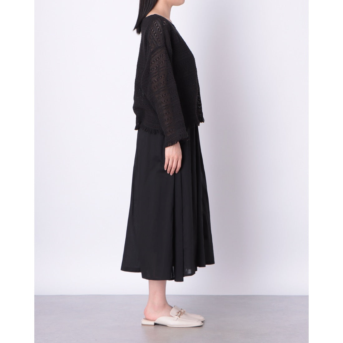 センソユニコ Sensounico and hue russell ワンピース (ブラック) ブラック