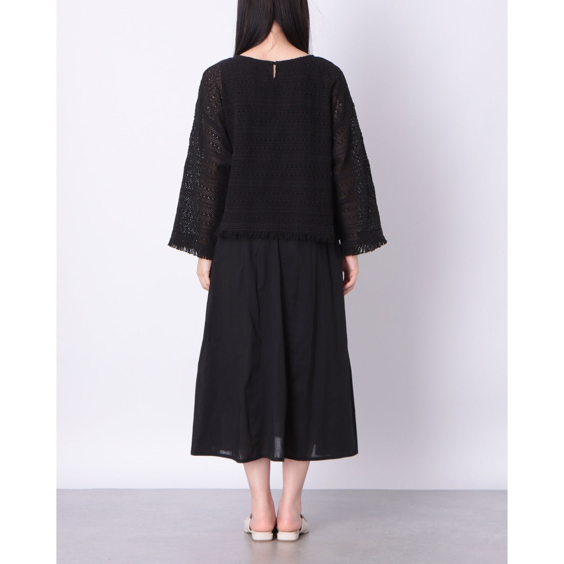 センソユニコ Sensounico and hue russell ワンピース (ブラック) ブラック