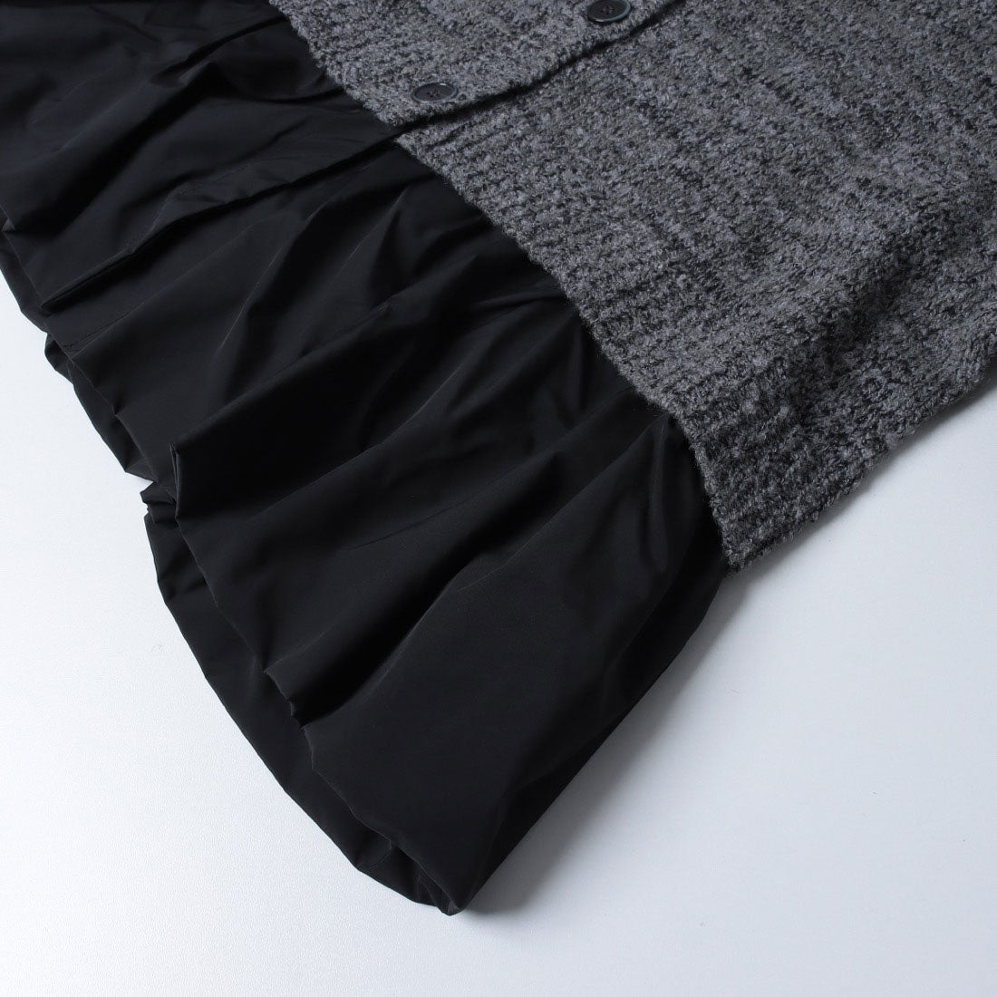 センソユニコ Sensounico Dw2R メランジバルーンカーディガン (ブラック) ブラック