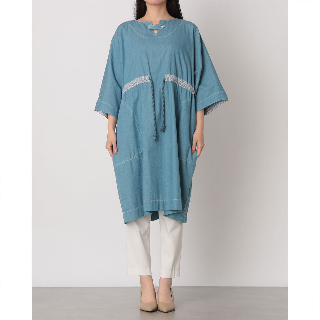 センソユニコ Sensounico J.branche ダンガリーチュニック (ライトブルー) ライトブルー