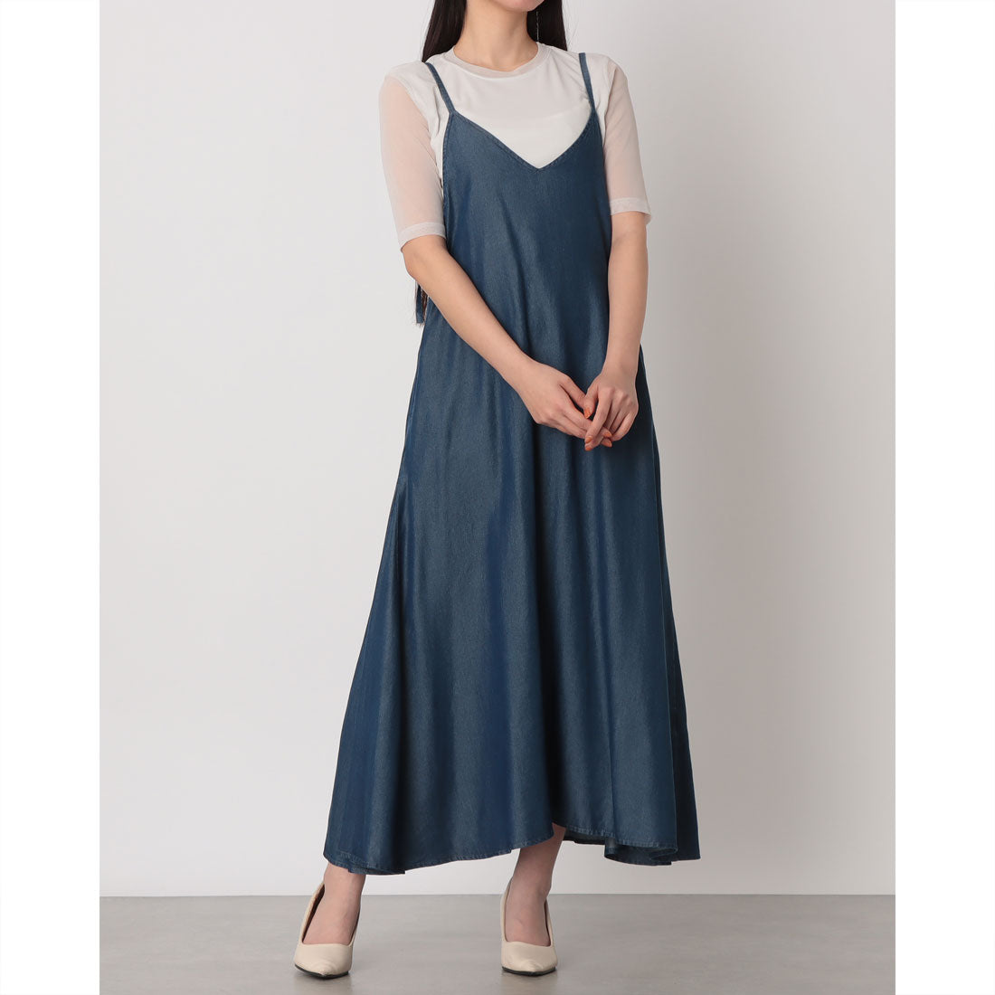 センソユニコ Sensounico LrdR QTUME ワンピース (ネイビー) ネイビー