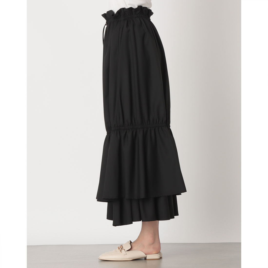 センソユニコ Sensounico LrdR スカート (カーキ) カーキ