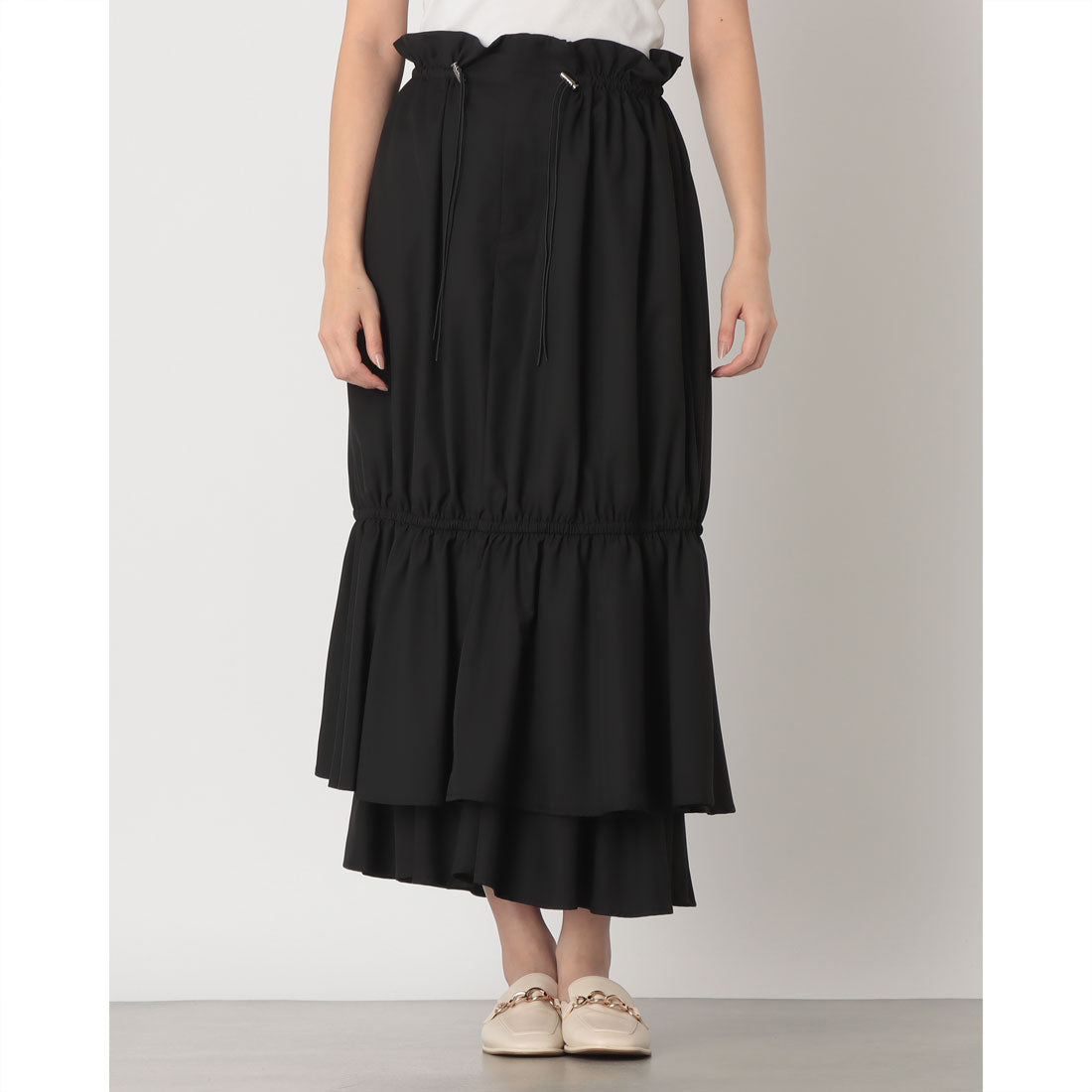 センソユニコ Sensounico LrdR スカート (ブラック) ブラック