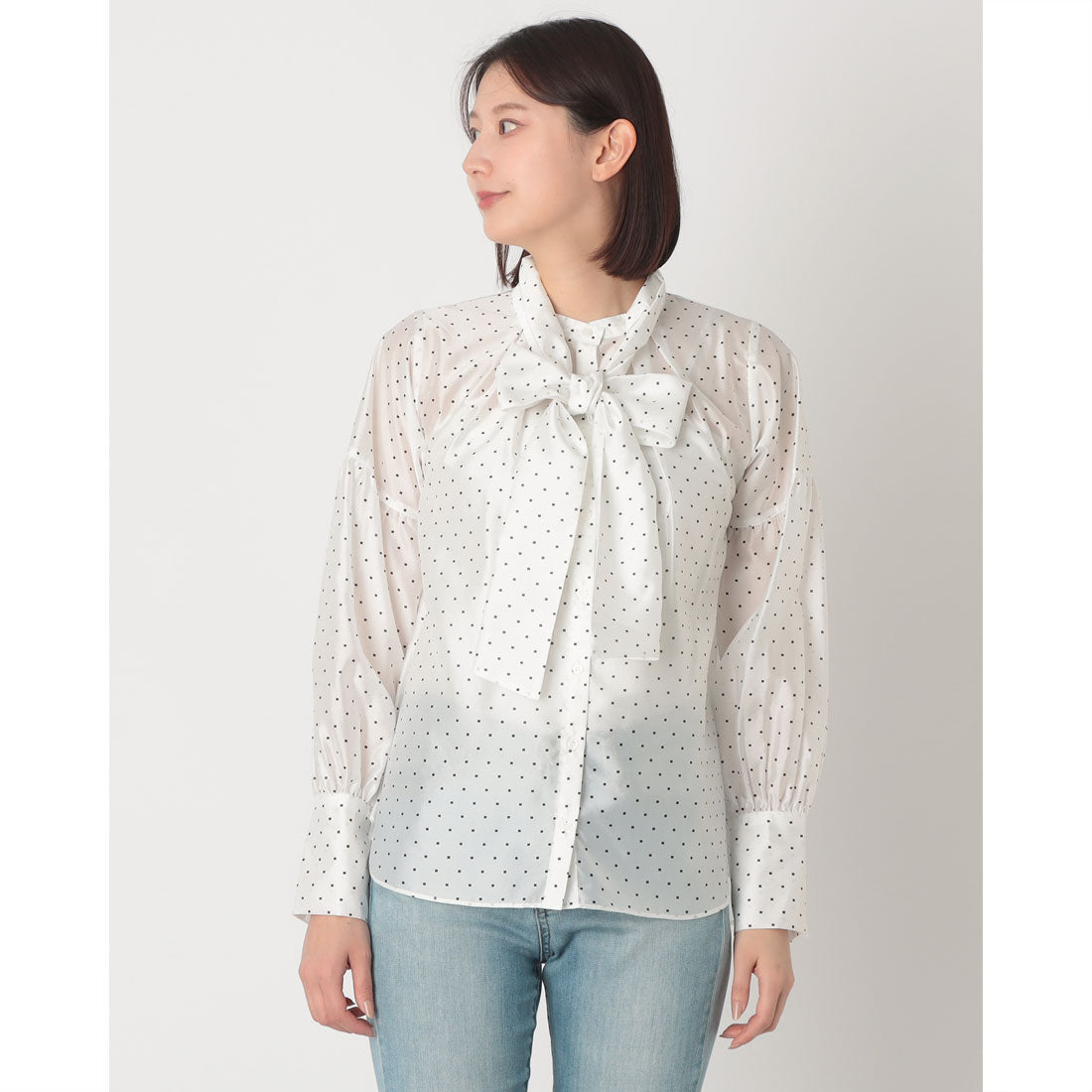 センソユニコ Sensounico LrdR relaxing.R ブラウス (ホワイト) ホワイト