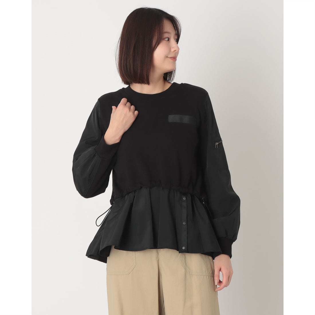 センソユニコ Sensounico LrdR プルオーバー (ブラック) ブラック