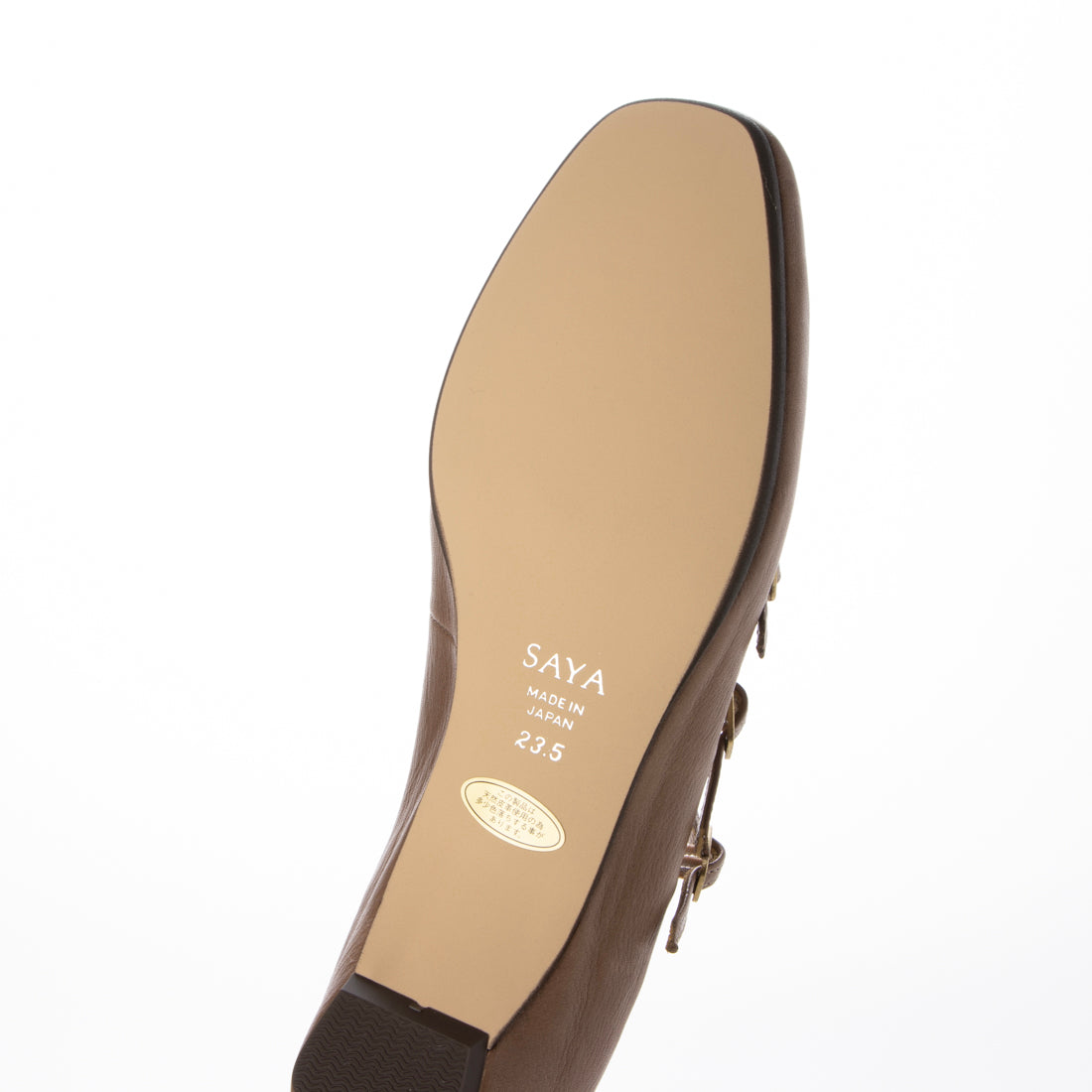 サヤ SAYA 2cmボロネーゼベルトカッターパンプス (グレージュ) グレージュ