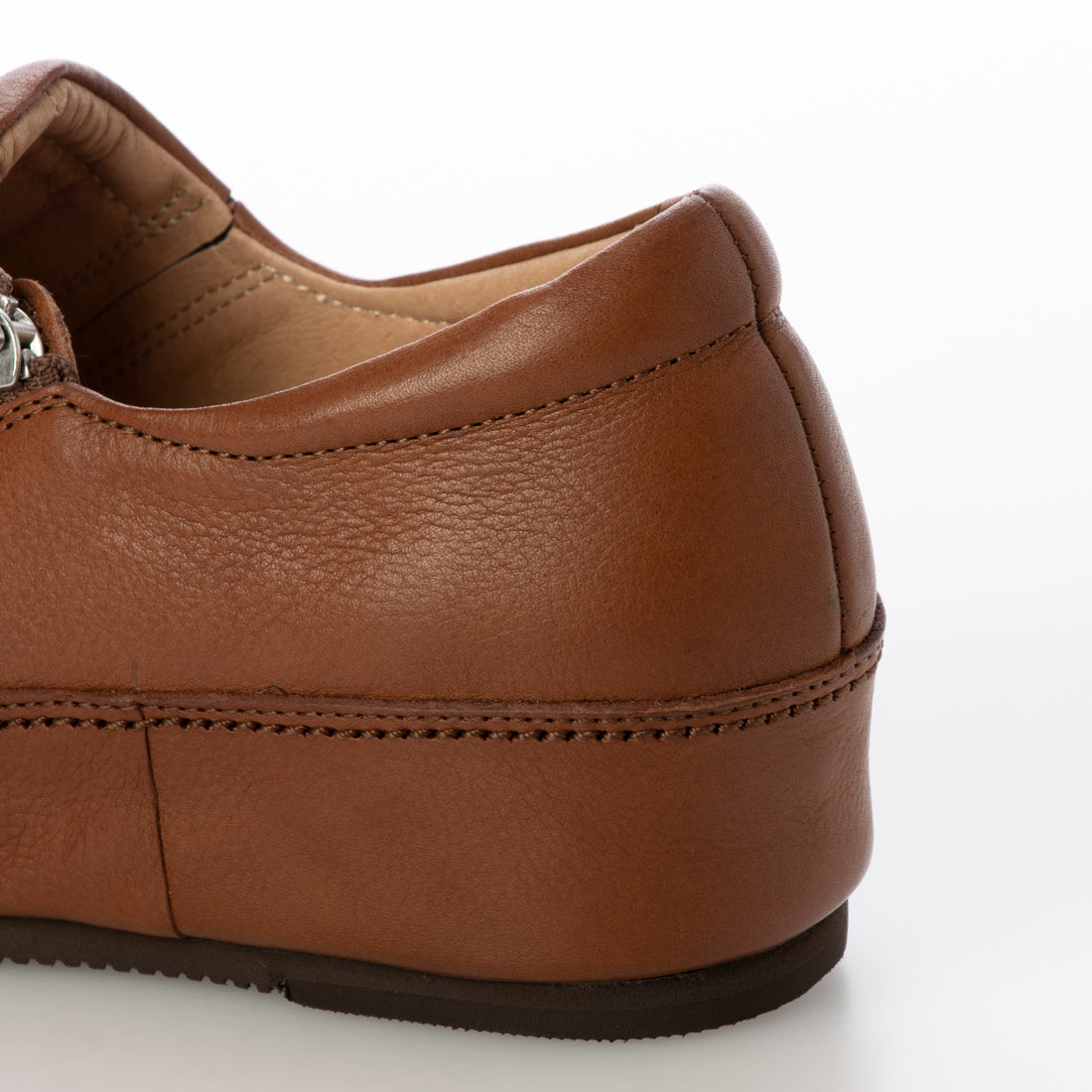 SAYA Platt-made genuine leather zip-up shoes