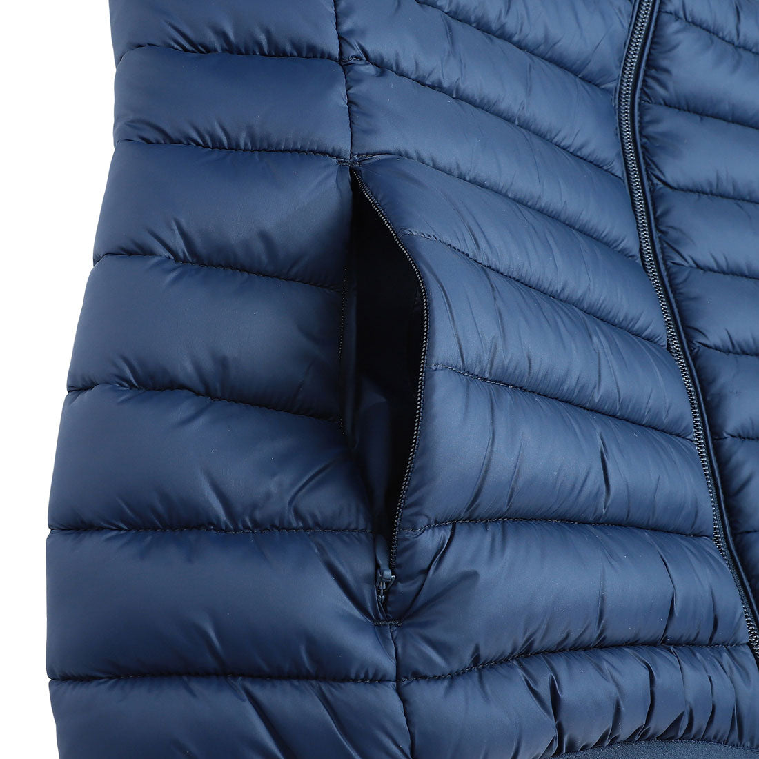 セイブザダック SAVE THE DUCK 中綿ベスト シャーロット ANIMAL FREE PUFFER VEST D88040W GIGA01 NAVY BLUE