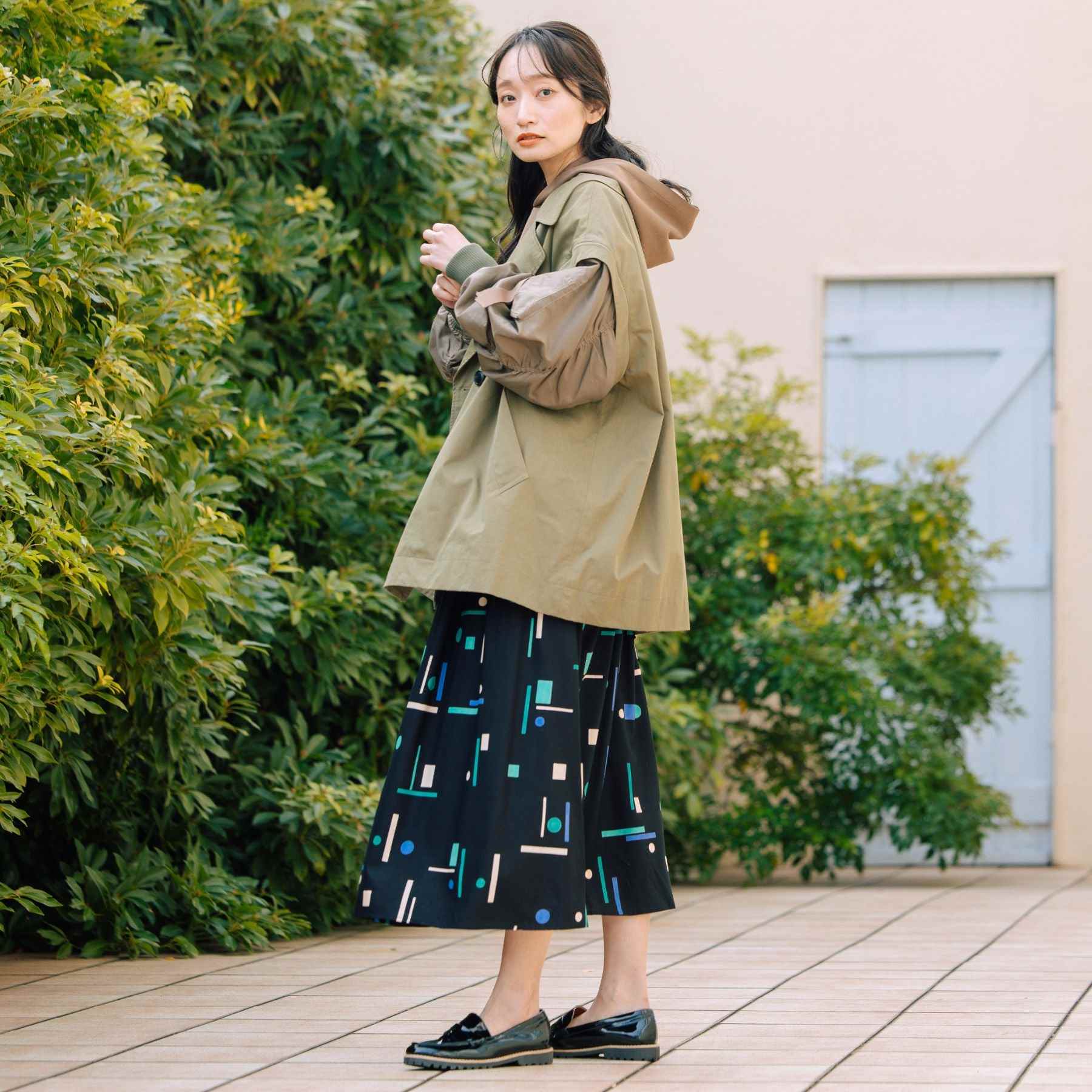 サブストリート マイスタンダード sabstreet my standard 【大きいサイズ】 15号(3L) FONTLAB MA-1スリーブショートコート (ベージュ) ベージュ