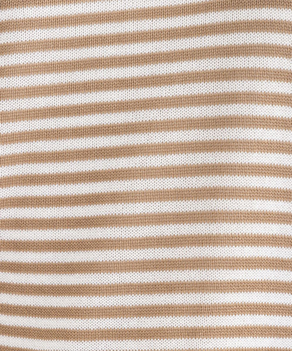 サブストリート マイスタンダード sabstreet my standard 【大きいサイズ】 9号・15号・19号(M・3L・5L) FONTLAB ボーダーポロニット (ブラック) ブラック