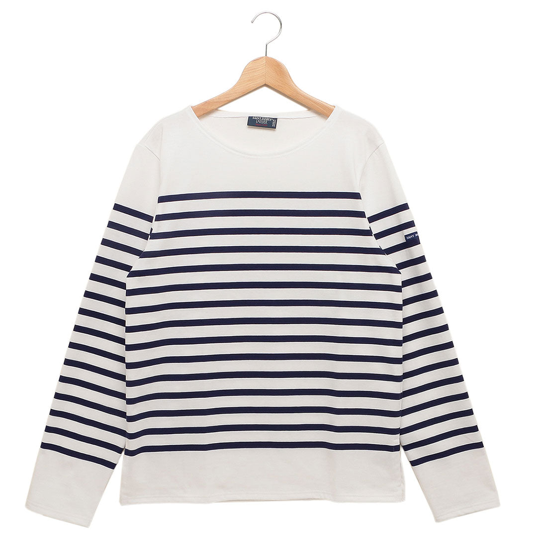 Saint James T-shirt Cut and Sew Naval White Navy Men's Women's Unisex