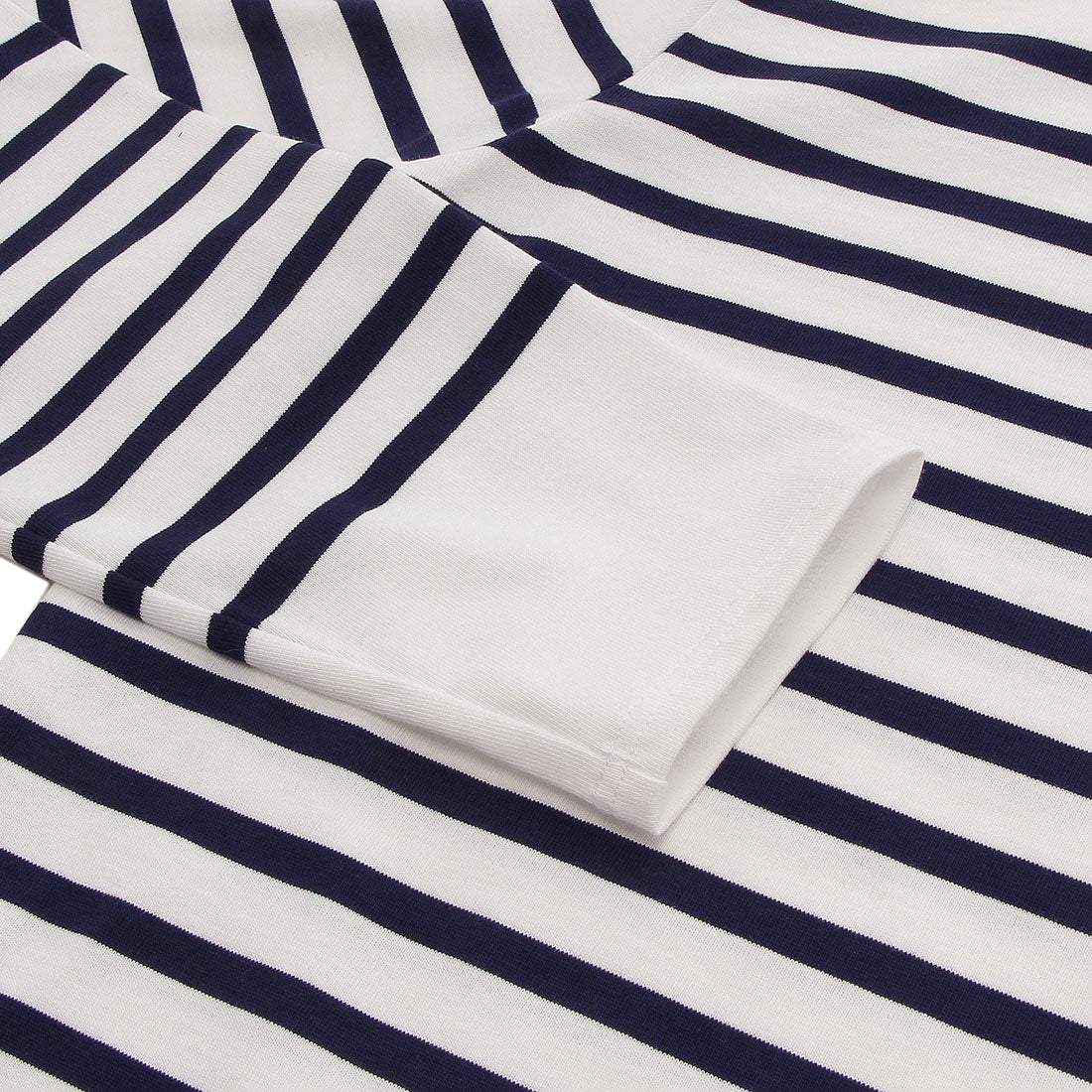 セントジェームス SAINT JAMES Tシャツ カットソー ナヴァル ホワイト ネイビー メンズ レディース ユニセックス ST.JAMES 2691 コットン100%