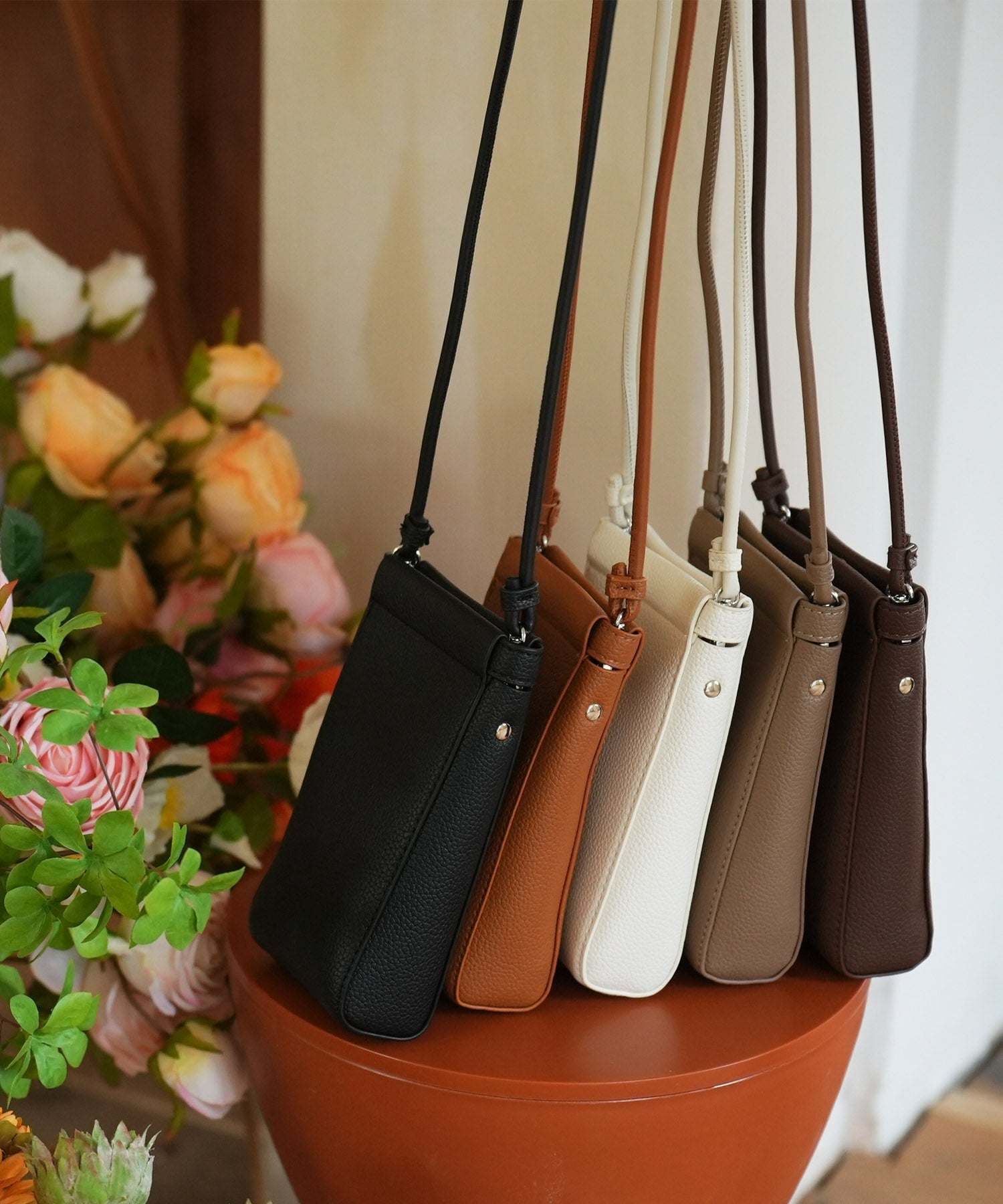 セゾンドパピヨン SAISON DE PAPILLON PUレザーミニショルダー