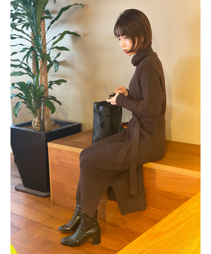 Toac Slit Knit Dress