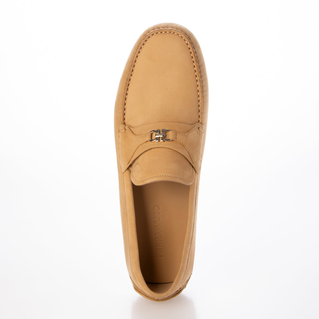 サルバトーレフェラガモ Salvatore Ferragamo ビット ドライビングシューズ (BEIGE) BEIGE