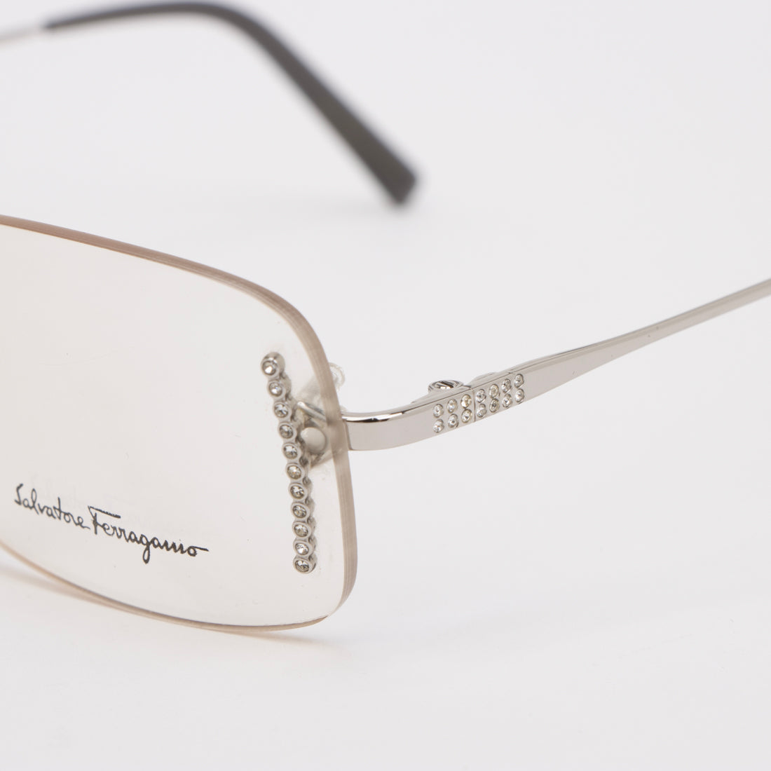 サルバトーレフェラガモ Salvatore Ferragamo メガネ 眼鏡 アイウェア レディース メンズ (シルバー) シルバー