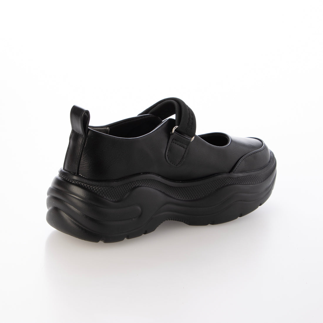 スクランブル Scramble 厚底スニーカーソールシューズ (ブラック) ブラック