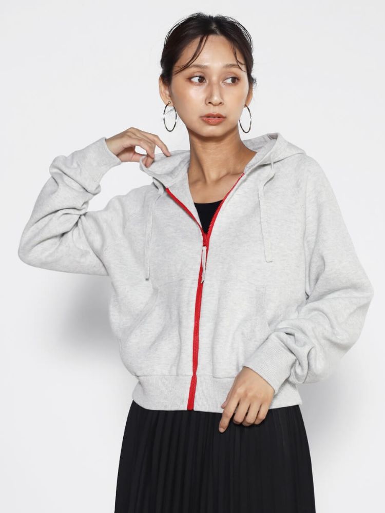 スコットクラブ SCOTCLUB リバーシブルロゴジップパーカー (ライトグレー) ライトグレー