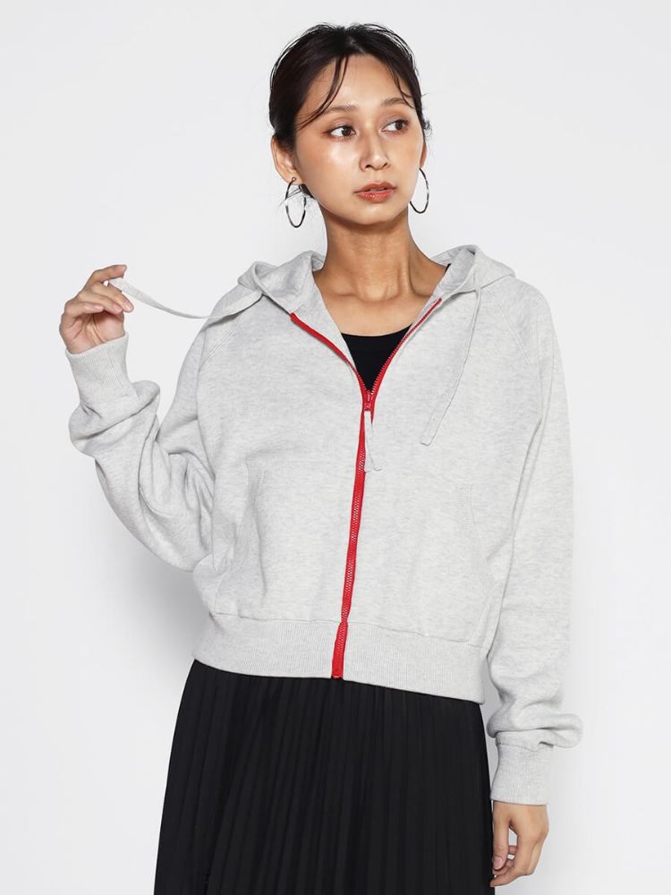 スコットクラブ SCOTCLUB リバーシブルロゴジップパーカー (ライトグレー) ライトグレー