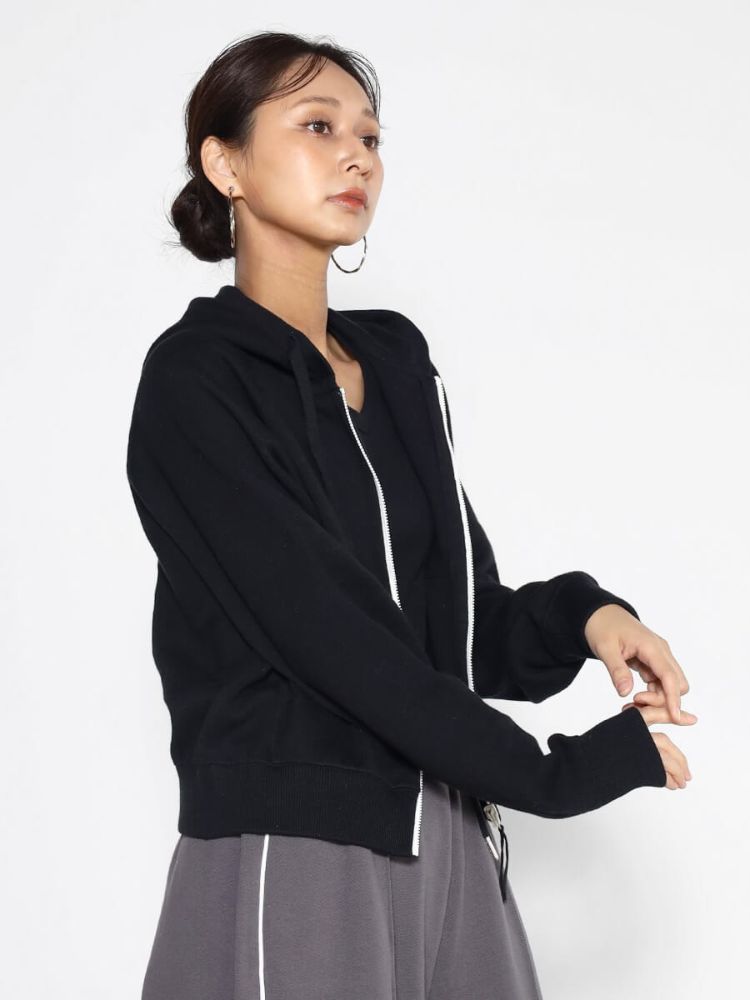 スコットクラブ SCOTCLUB リバーシブルロゴジップパーカー (ライトグレー) ライトグレー