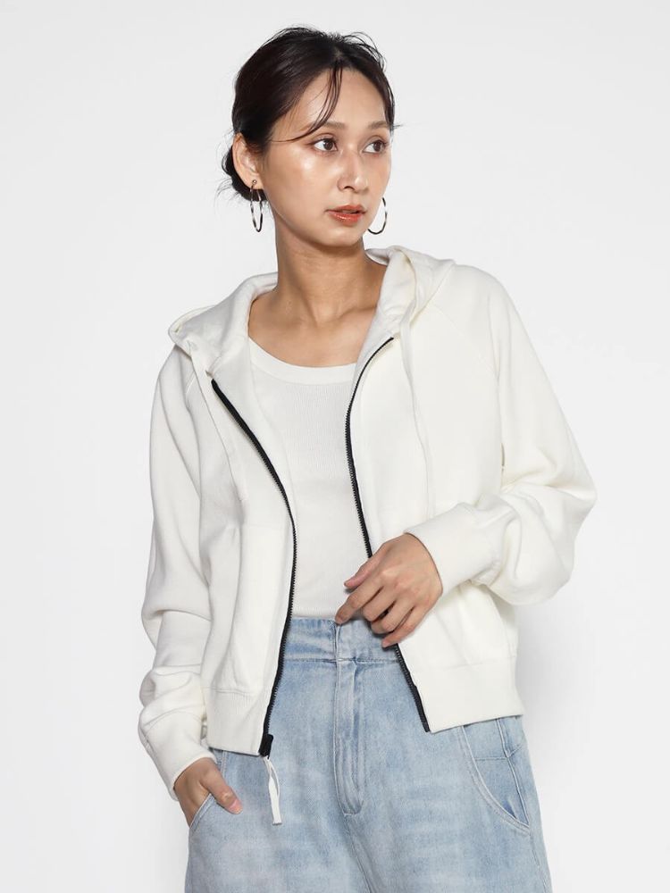 スコットクラブ SCOTCLUB リバーシブルロゴジップパーカー (ライトグレー) ライトグレー