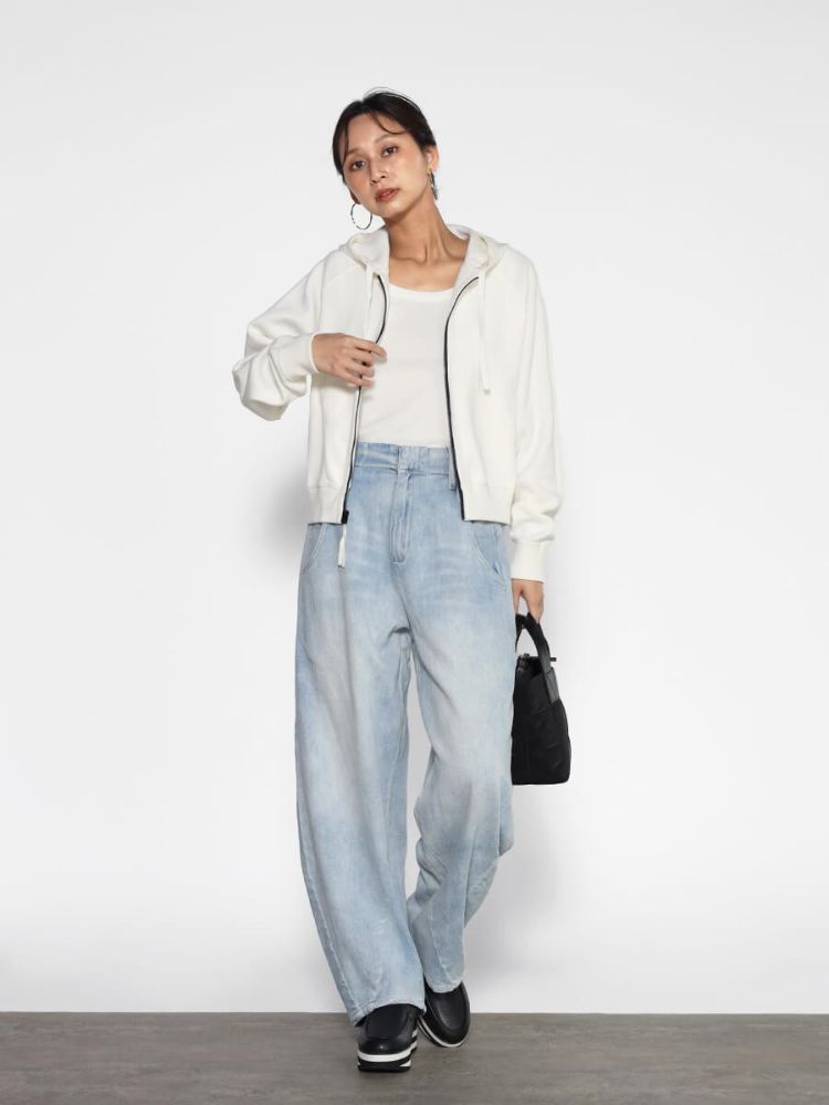 スコットクラブ SCOTCLUB リバーシブルロゴジップパーカー (ライトグレー) ライトグレー