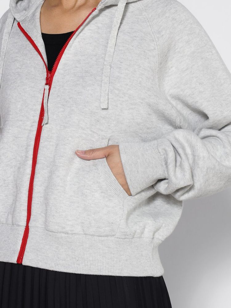 スコットクラブ SCOTCLUB リバーシブルロゴジップパーカー (ライトグレー) ライトグレー