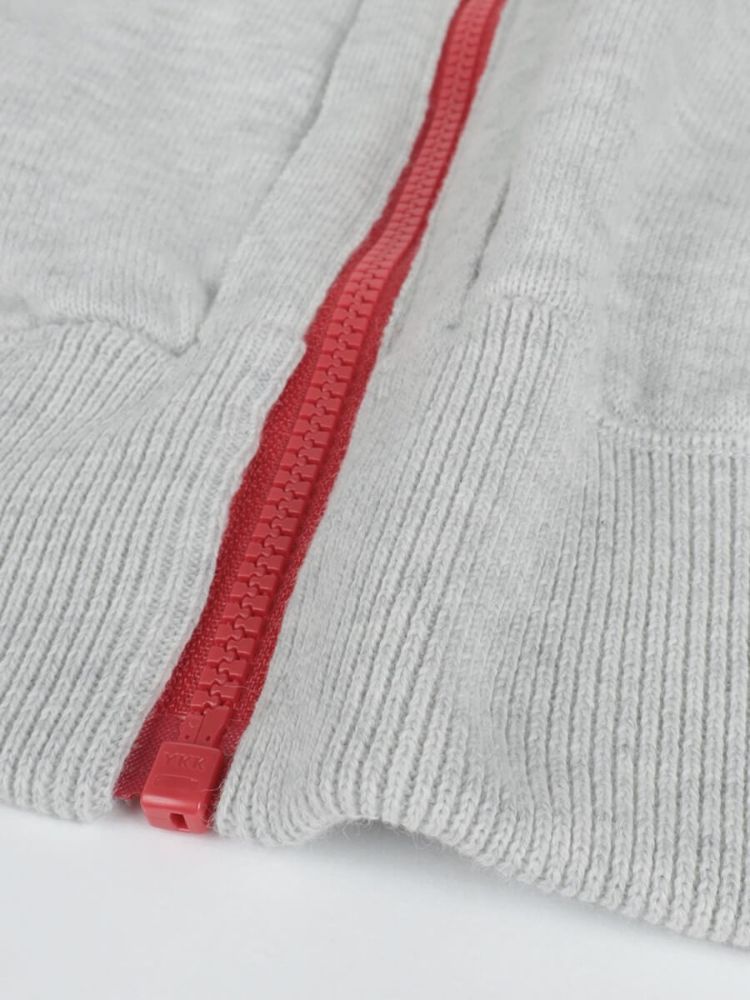 スコットクラブ SCOTCLUB リバーシブルロゴジップパーカー (ライトグレー) ライトグレー