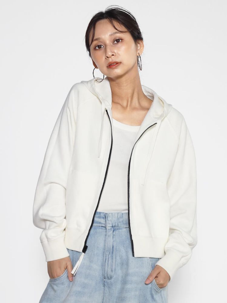 スコットクラブ SCOTCLUB リバーシブルロゴジップパーカー (オフホワイト) オフホワイト