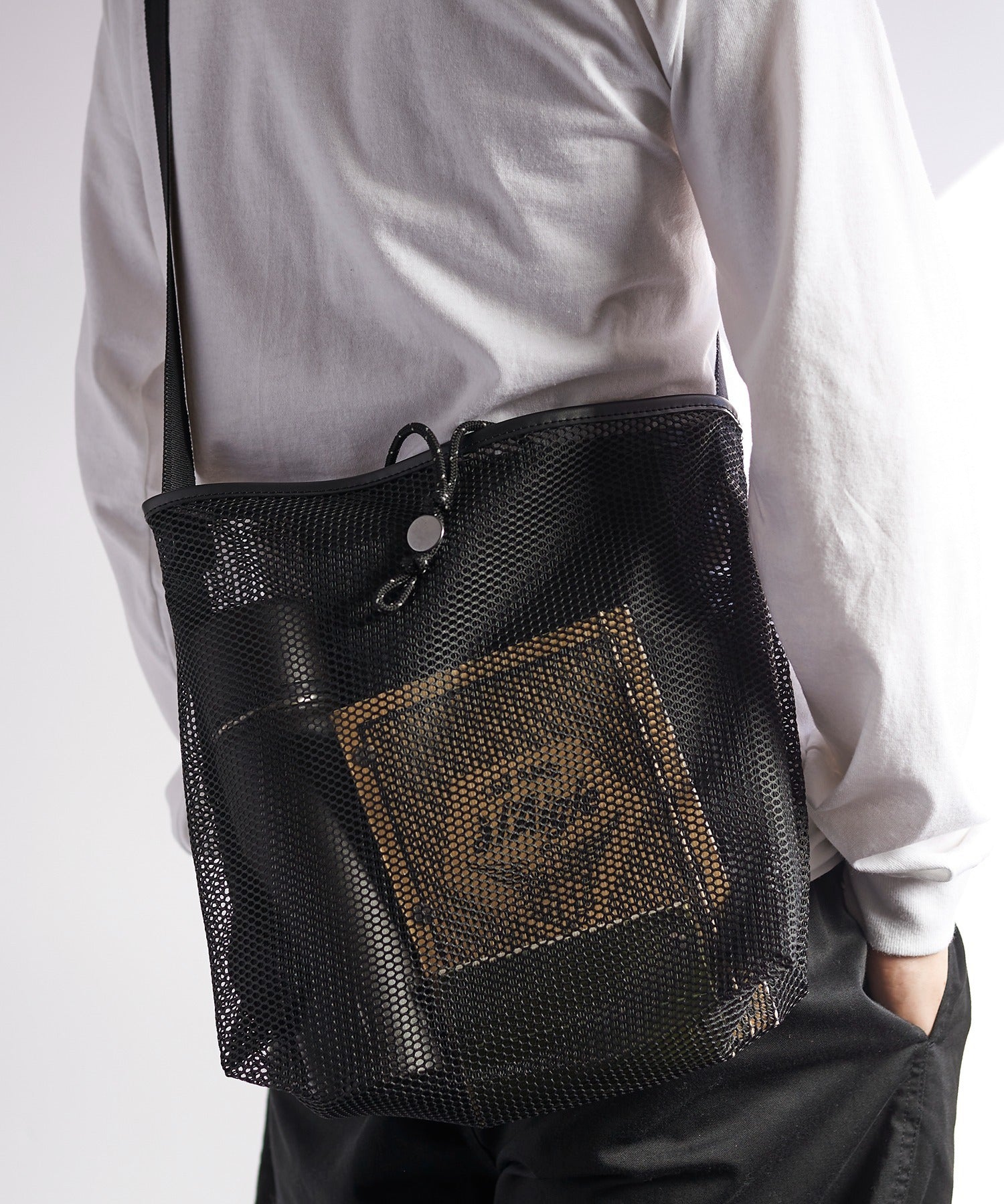 セットアップセブン SETUP7 【LIVERAL】NAKI L サコッシュバッグ ショルダーバッグ MADE IN JAPAN (ブラック系その他3) ブラック系その他3