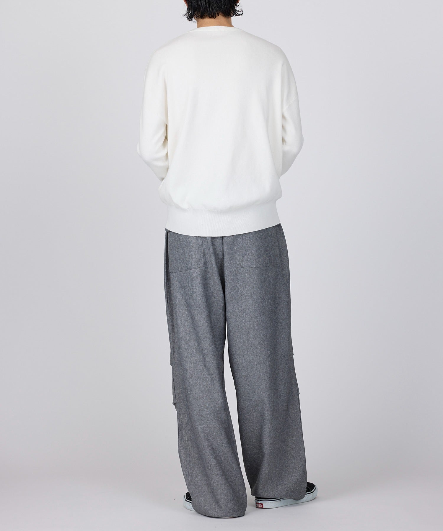 セットアップセブン SETUP7 【ROOT THREE】ポリツイル パラシュートパンツ (グレー) グレー