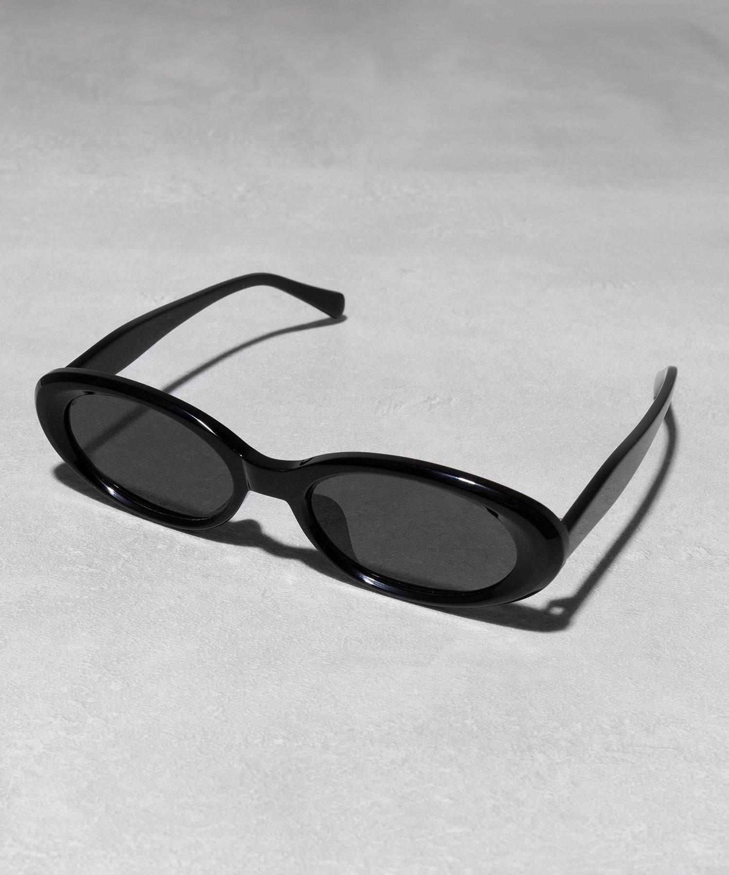 セットアップセブン SETUP7 オーバルデザインサングラス TY8502 (ブラック) ブラック