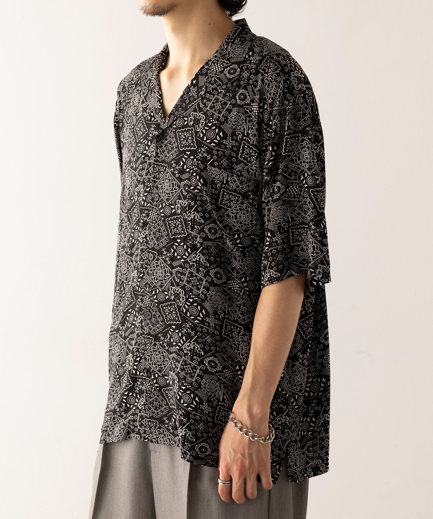 セットアップセブン SETUP7 【SETUP7】オープンカラーシャツ 053520 (その他9) その他9