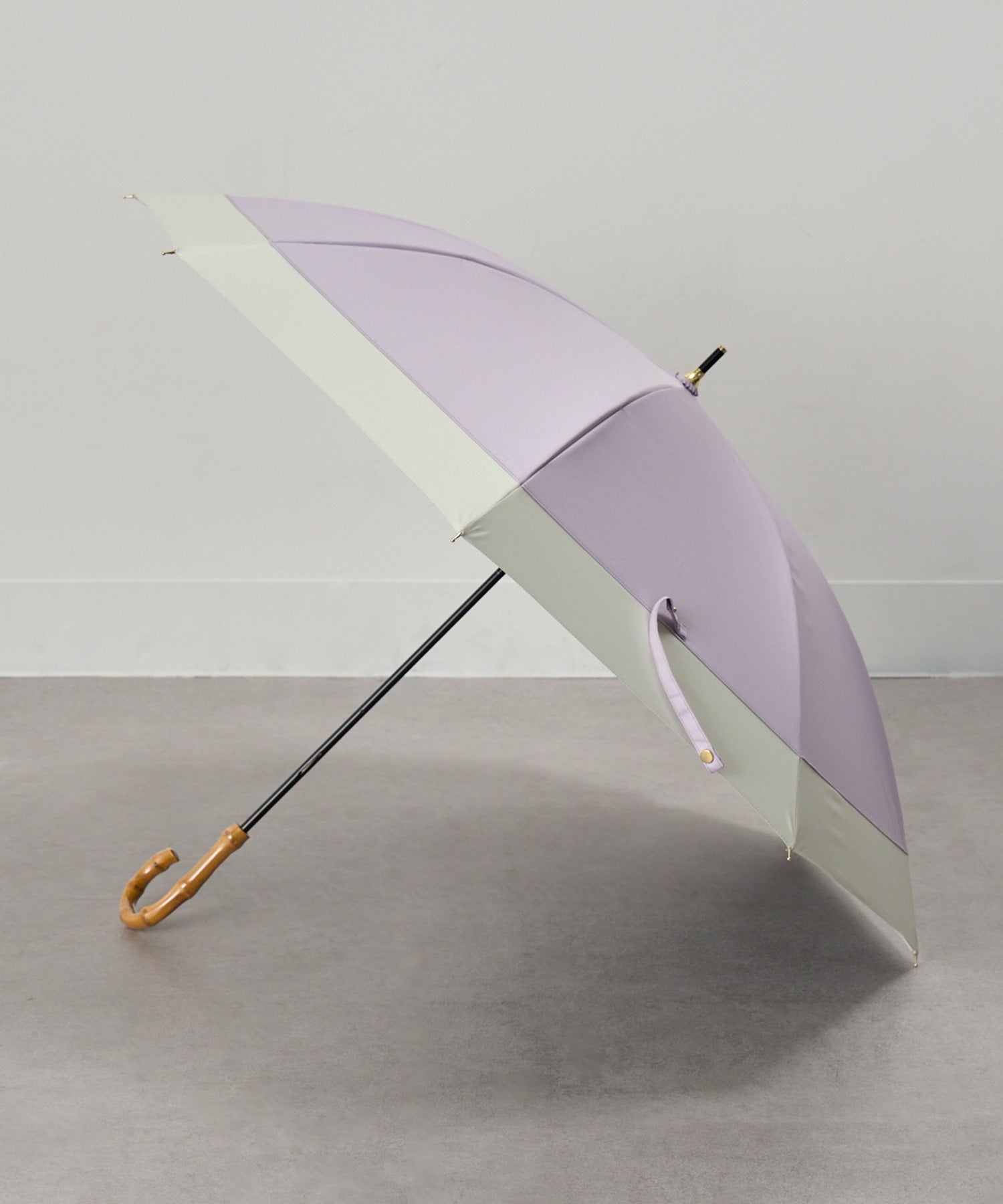 herlipto Bicolor Bamboo Handle Umbrella Bicolor Bamboo Handle Umbrella