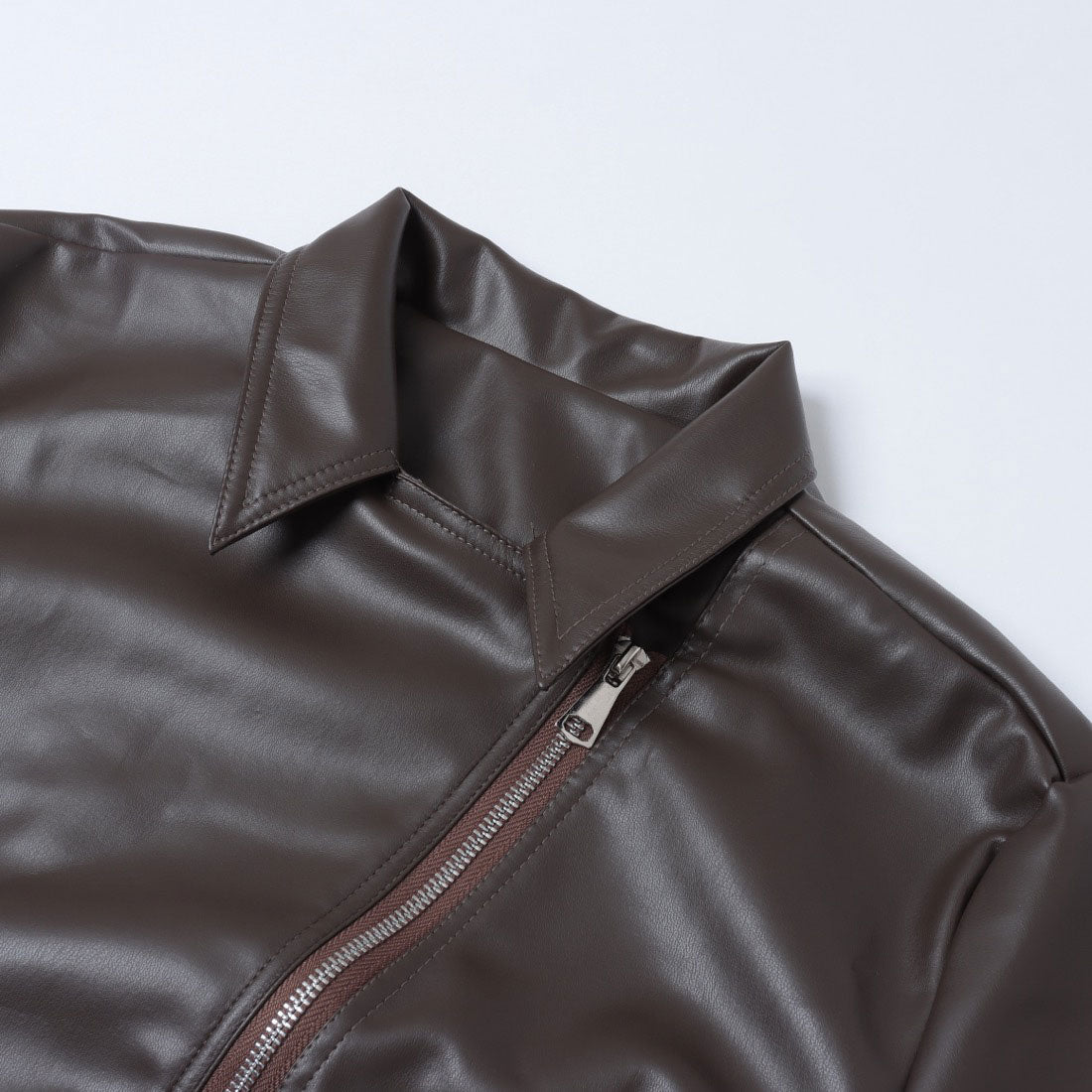 セットアップセブン SETUP7 クロップドバイカージャケット KNF (カーキ) カーキ