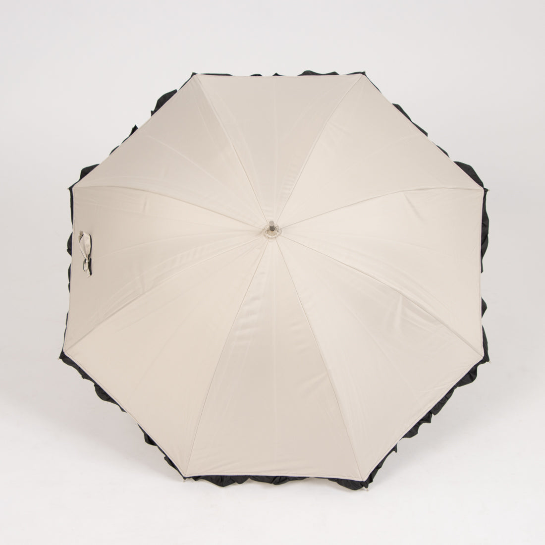 セットアップセブン SETUP7 晴雨兼用 バイカラーフリル バルーン 日傘 雨傘 レイン 紫外線カット・UVカット 21431 CLIR (ベージュ) ベージュ