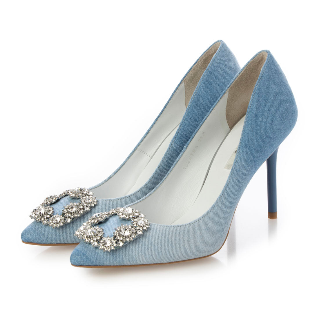 セヴン トゥエルヴ サーティ SEVEN TWELVE THIRTY スティレットヒールビジューバックルパンプス