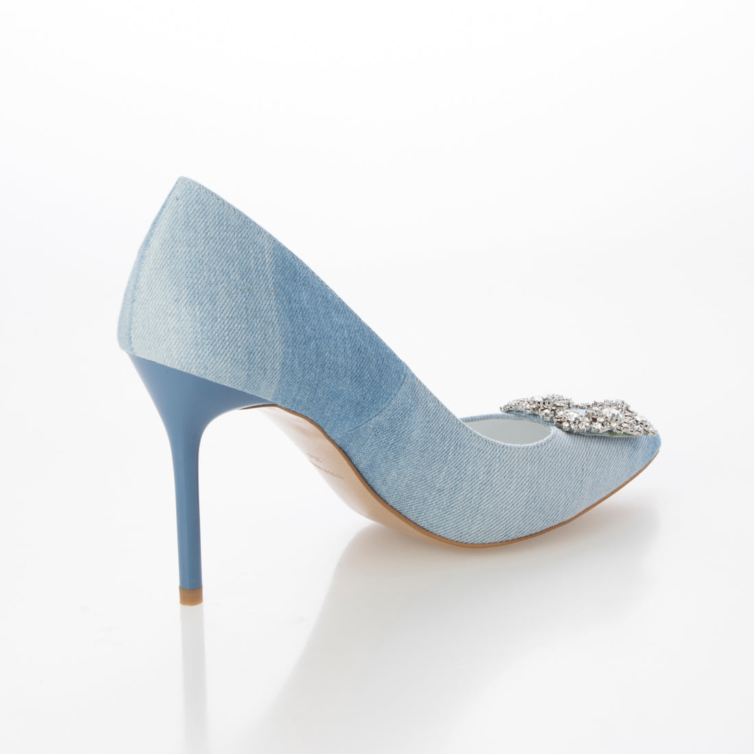 セヴン トゥエルヴ サーティ SEVEN TWELVE THIRTY スティレットヒールビジューバックルパンプス