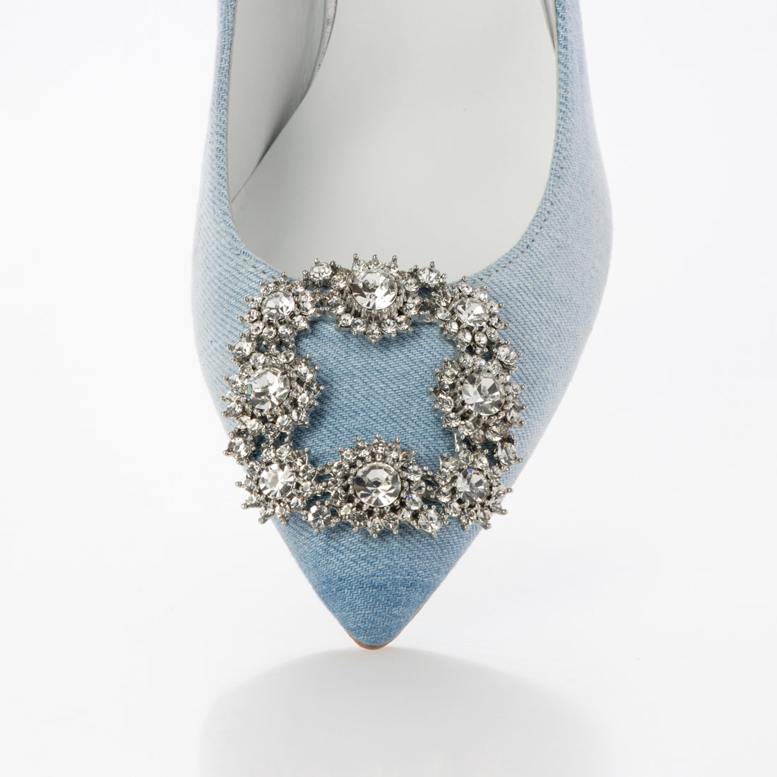 セヴン トゥエルヴ サーティ SEVEN TWELVE THIRTY スティレットヒールビジューバックルパンプス